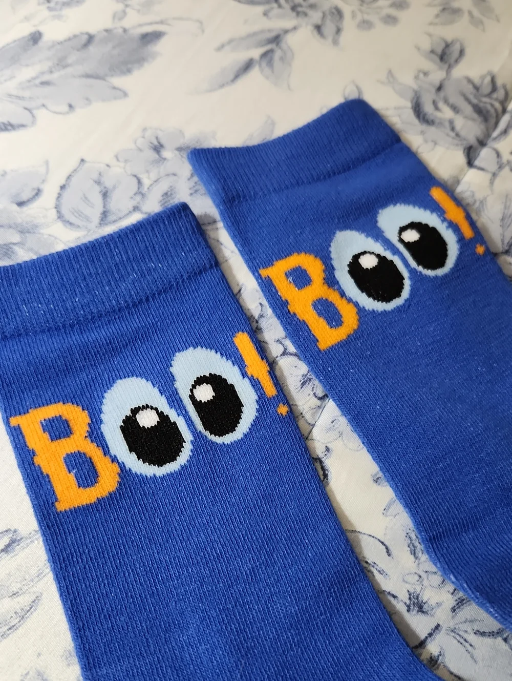 NWOT Disney BOO! Blue socks